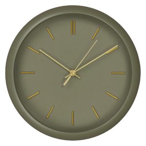Nest of Nora Wandklok geruisloos 30 cm – Rond – Groen