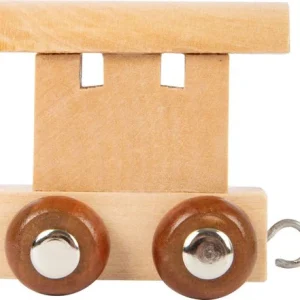 Small Foot lettertrein hout wagon naturel