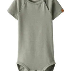 Lil' Atelier Baby Lalo Tab romper Seagrass
