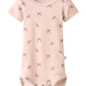 Lil' Atelier Baby Gayo Sig romper Peach Blush BUTTERFLY