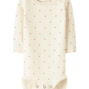 Lil' Atelier Baby Lalo Tig romper Turtledove HEART